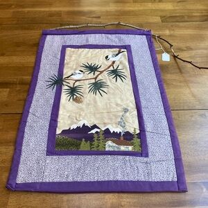 Hand Made Chickadee Wall Hanging
